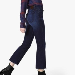 JOE'S 'The Olivia' Frayed Wide Leg Crop 25x25.5